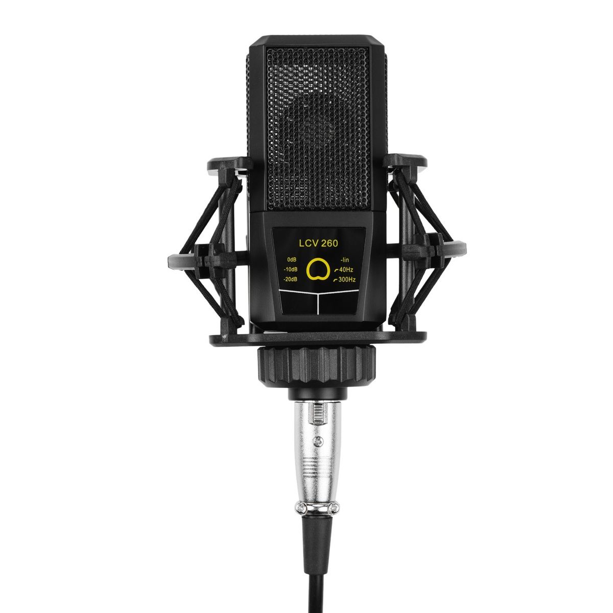 Cardioid Condenser Vocal Microphone With 3-pin XLR To 3.5mm