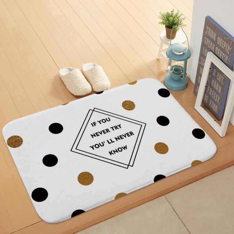 Bathroom Door Absorbent Floor Mat