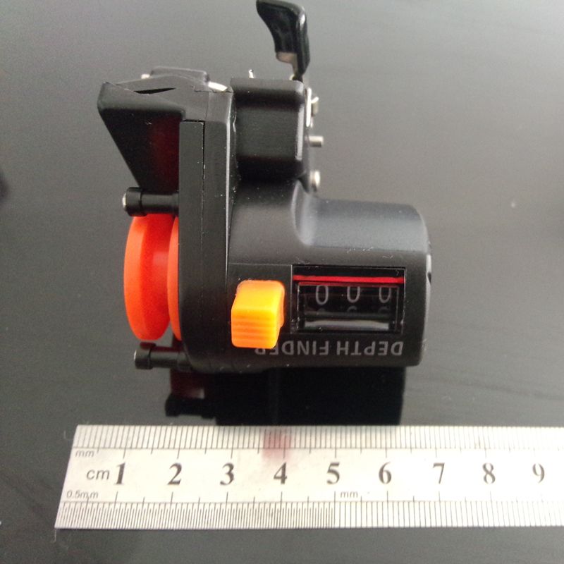 1pcs 0-999M 6cm Pescadepth Finder Counter Fishing Tool Tackle Length Gauge Counter