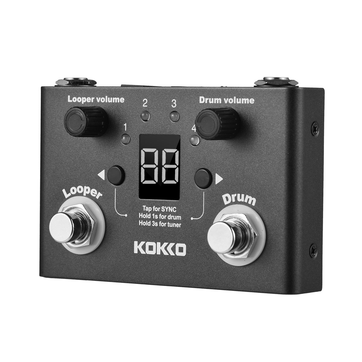 Multifunctional Drum & Looper Effect Pedal Tuner BT