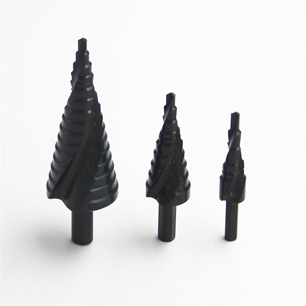 3PCS 4-12mm 4-20mm 4-32mm HSS Cobalt Step Drill Bit Set Wood Metal Hole Cutter Woodworking Industry Practical DIY Accessory
