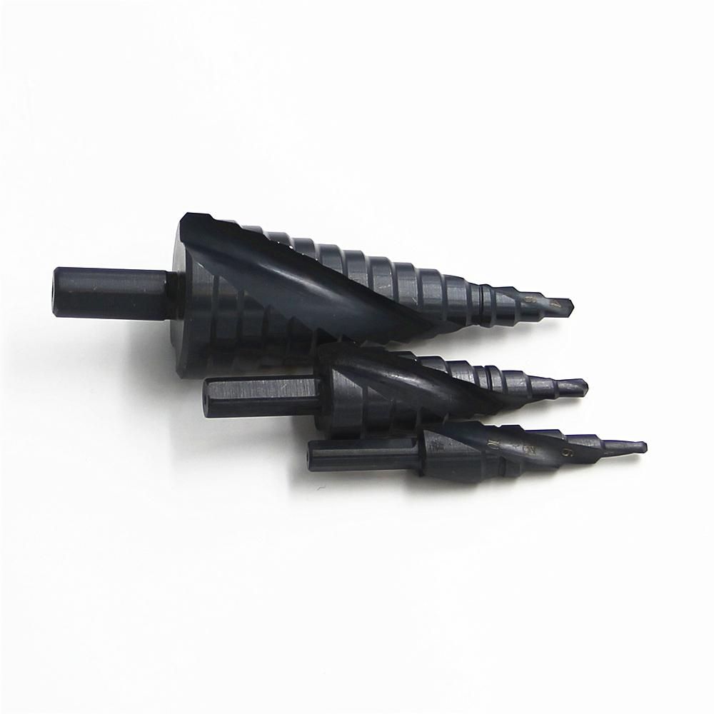 3PCS 4-12mm 4-20mm 4-32mm HSS Cobalt Step Drill Bit Set Wood Metal Hole Cutter Woodworking Industry Practical DIY Accessory
