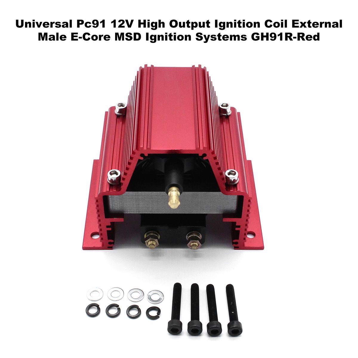Universal Pc91 12V High Output Ignition Coil External Male