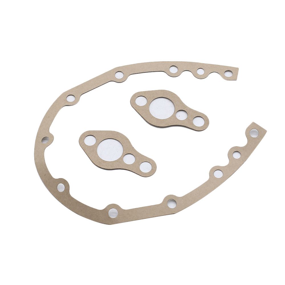Chrome Timing Chain Cover Kit Fit For SB Chevy 327 350 383
