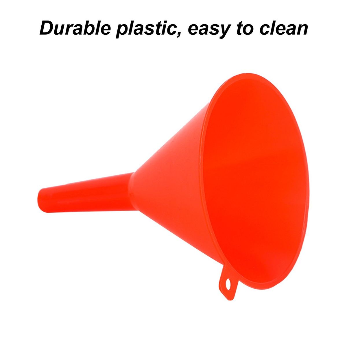 4-Pieces 4-Sizes Plastic Funnel Set For Car Oil, Gas And