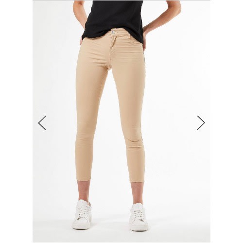 Ankle Grazer Trouser - Cream