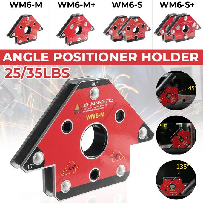 Magnetic Welding Holder 45?/90?/135? Angle Soldering 25lb /