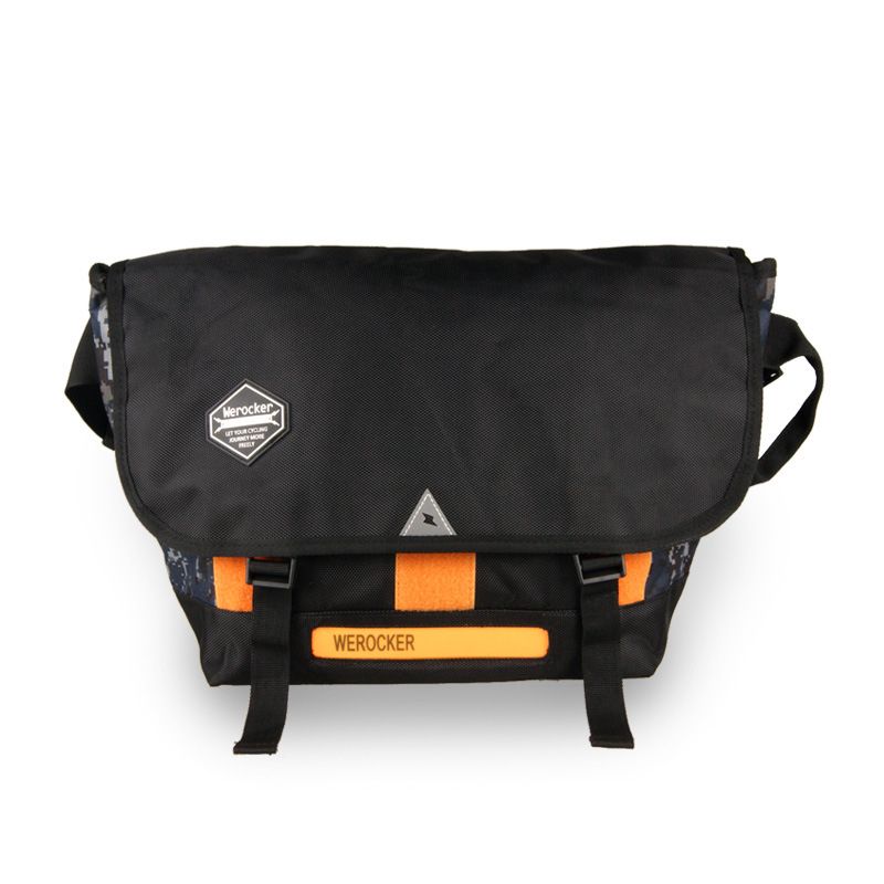 Men Bicycle Messenger Bag Reflective Tape Young Boys Laptop Bike Riding Uflage Bags Teenager Skateboard Bag Bolsa Deporte-