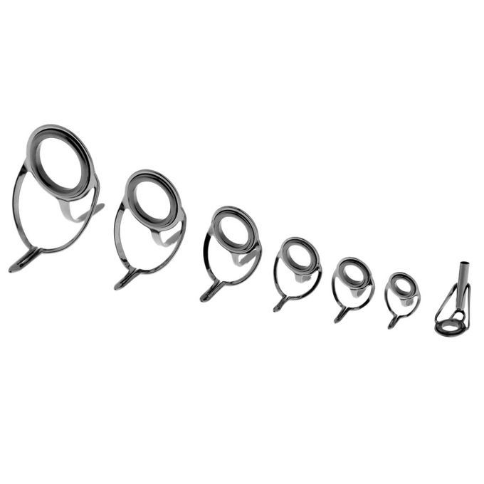 14pcs  Rod  Tip Tops Repair Kit 8#-25# Big Jig Sea Boat