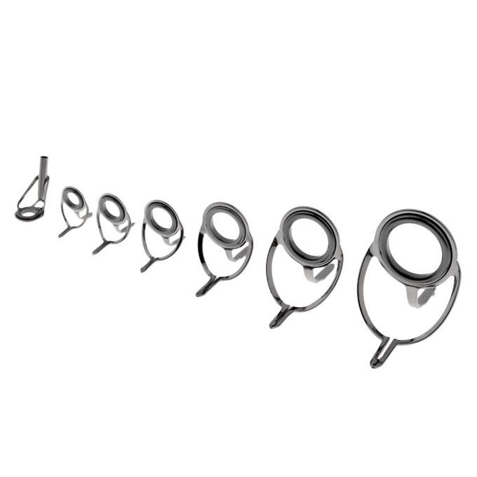 14pcs  Rod  Tip Tops Repair Kit 8#-25# Big Jig Sea Boat