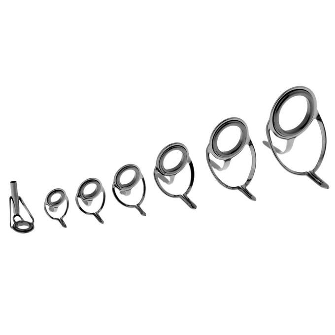 14pcs  Rod  Tip Tops Repair Kit 8#-25# Big Jig Sea Boat