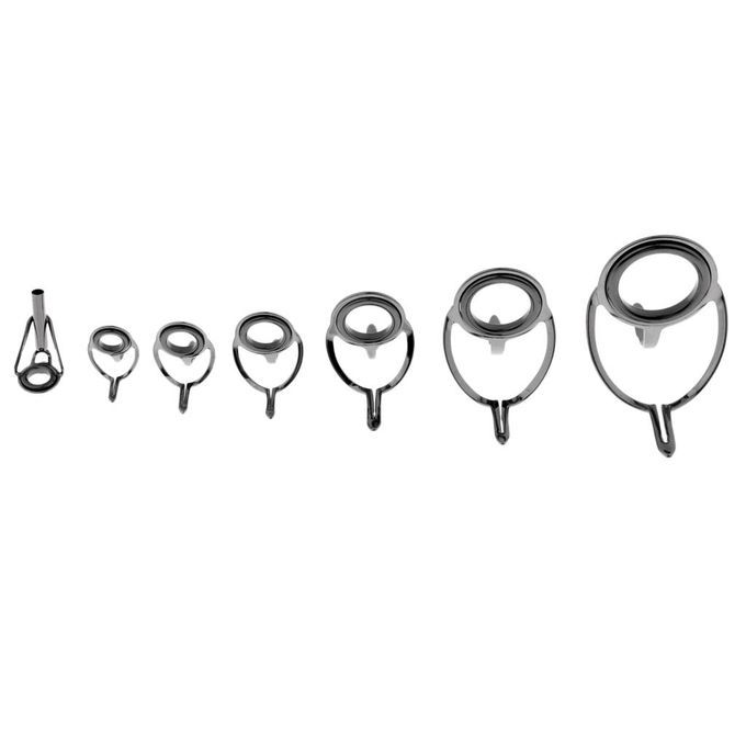 14pcs  Rod  Tip Tops Repair Kit 8#-25# Big Jig Sea Boat