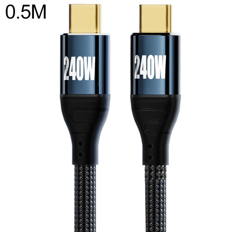 PD 240W Fast Charge Data Cable, Length:0.5m