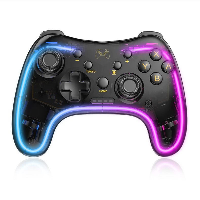 Switch Pro Transparent Handle Ns Oled Wireless Bluetooth