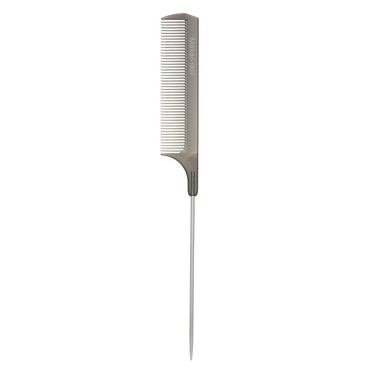 Rat Tail Comb Black Fine-tooth Metal Pin Hairdressing Hair