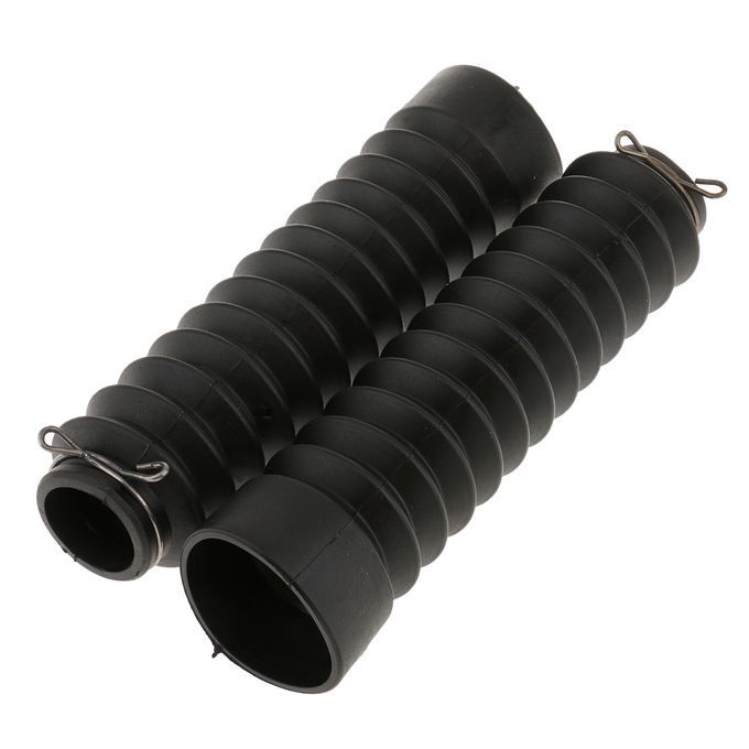 2PCS MOTORCYCLE FORK RUBBER DUST COVERS GAITERS BOOTS 210x45x30MM