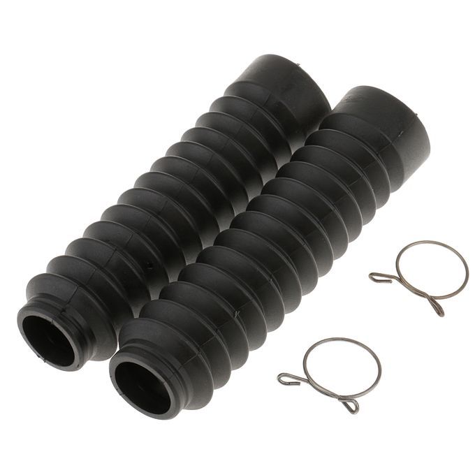 2PCS MOTORCYCLE FORK RUBBER DUST COVERS GAITERS BOOTS 210x45x30MM