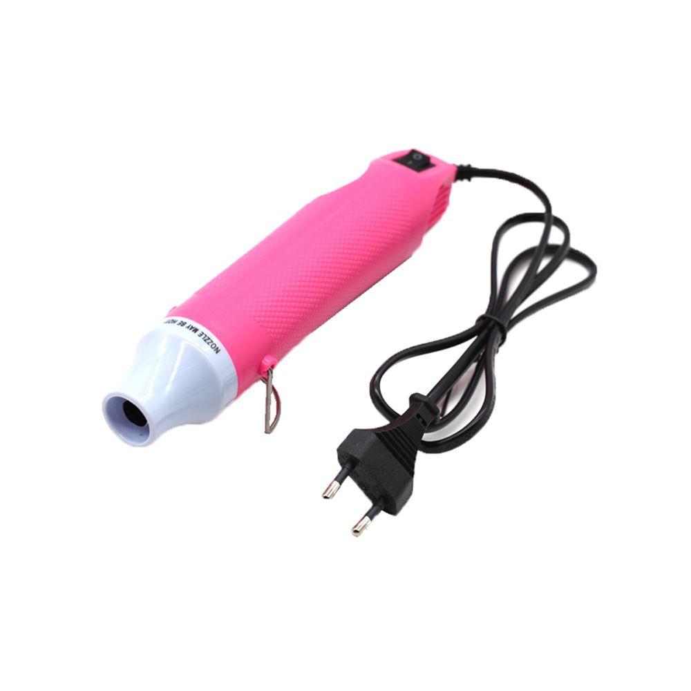 300W DIY Heat Air Gun Electric Heater Temperature Gun-Pink
