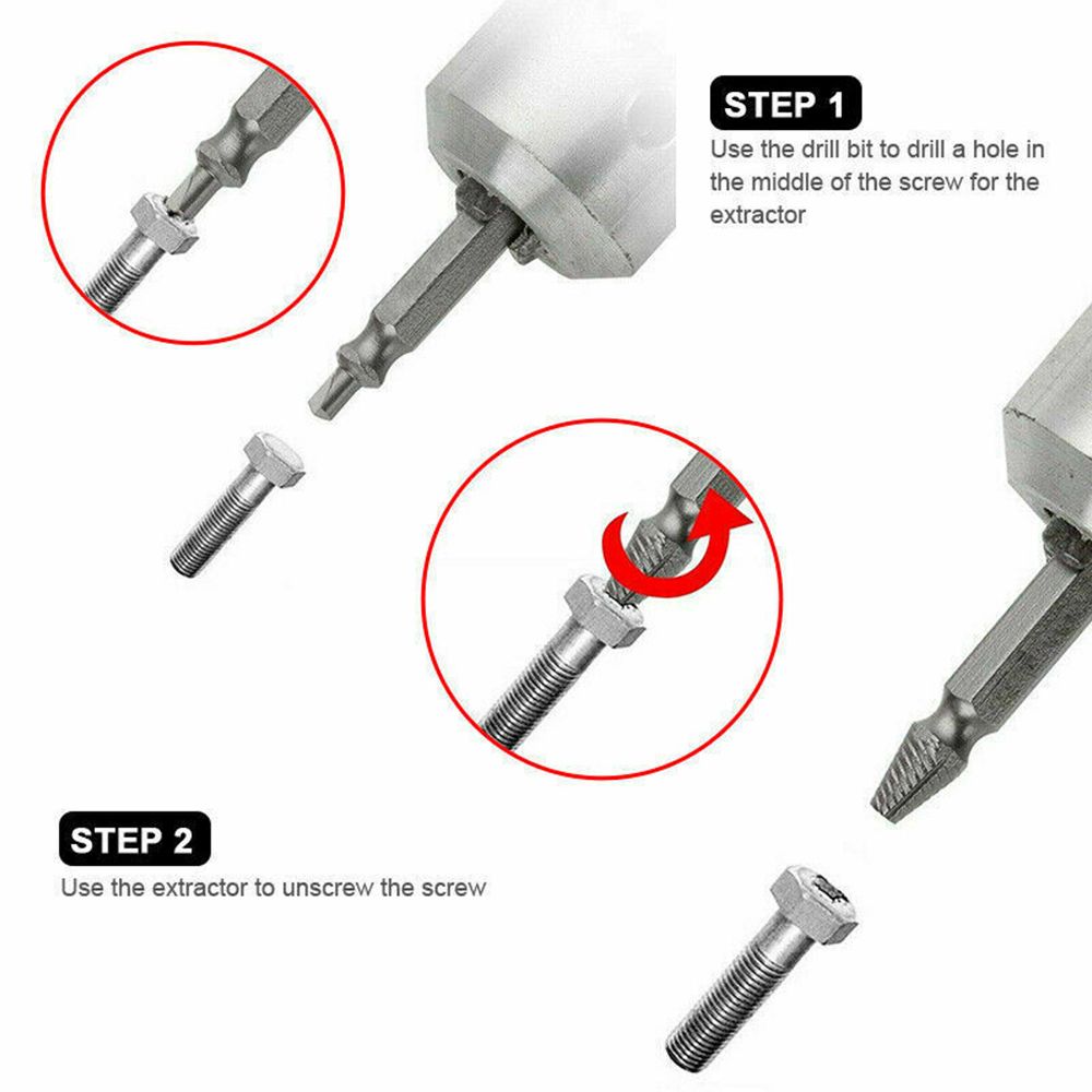 5 Pieces Of Broken Head Screw Rust Remover Slipper