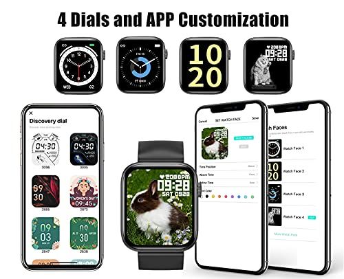Feifuns Smart Watch With CallAnswer Make Call IP67 Waterproo