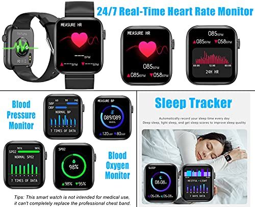 Feifuns Smart Watch With CallAnswer Make Call IP67 Waterproo