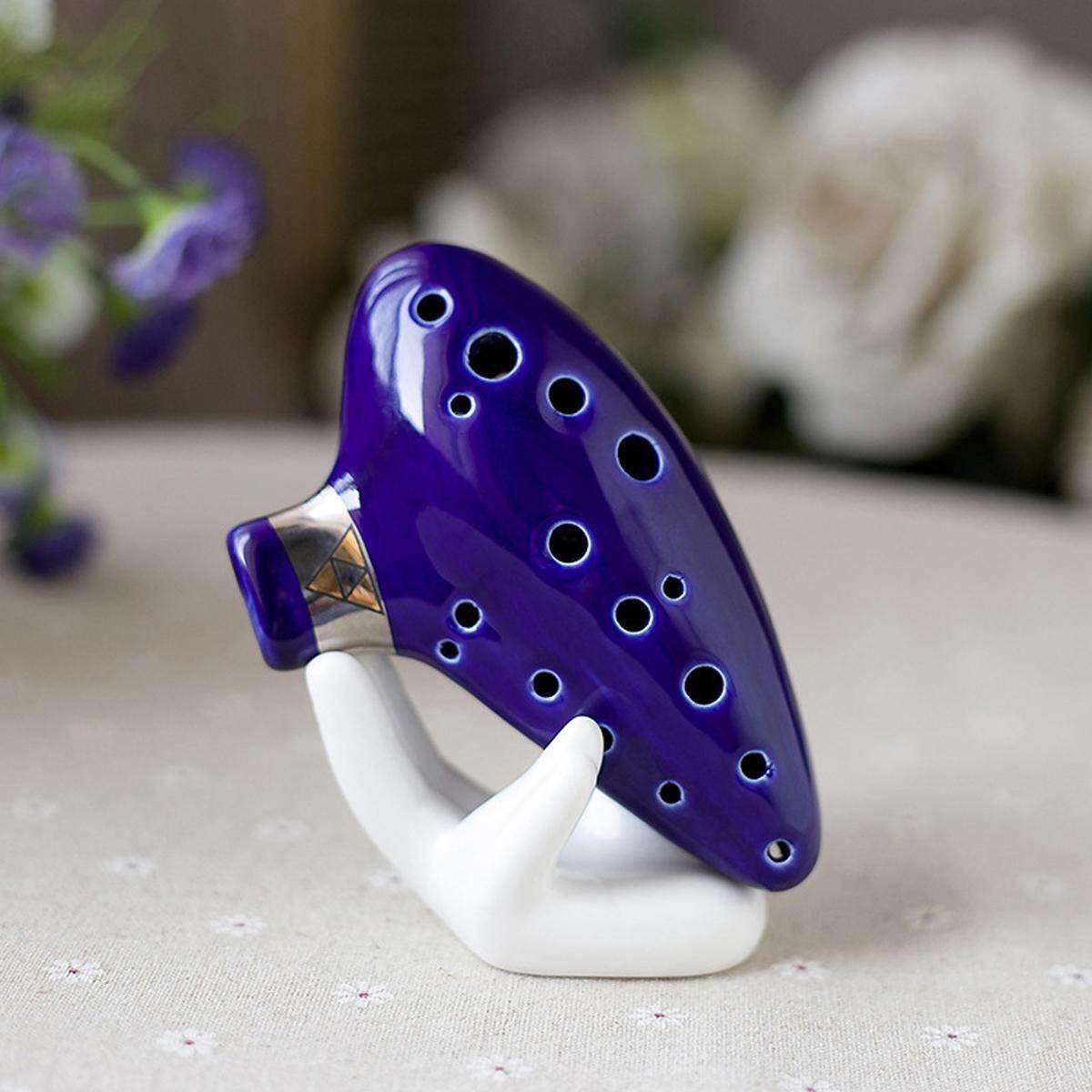 16 Holes Midrange Double Tube Time Flute Zelda Legend Ocarina