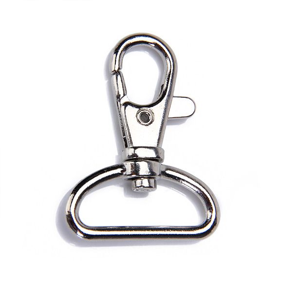 5pcs 1 Inch Swivel Trigger Snap Hooks Silver For Keychain Bag Backpack