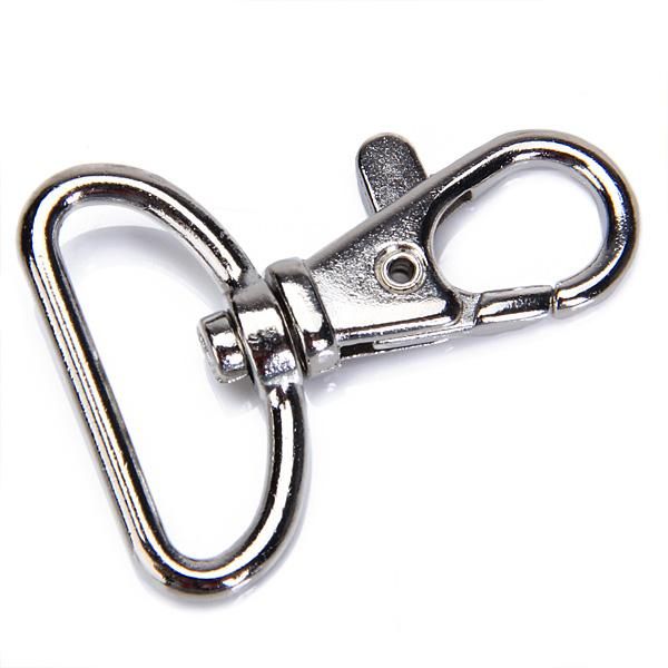 5pcs 1 Inch Swivel Trigger Snap Hooks Silver For Keychain Bag Backpack
