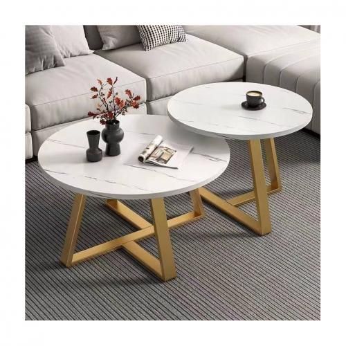 Luxury Nordic Faux Marble(MDF Wood) Center Table