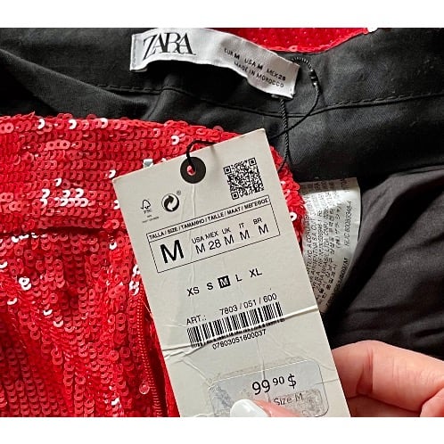 Red Sequin Pants