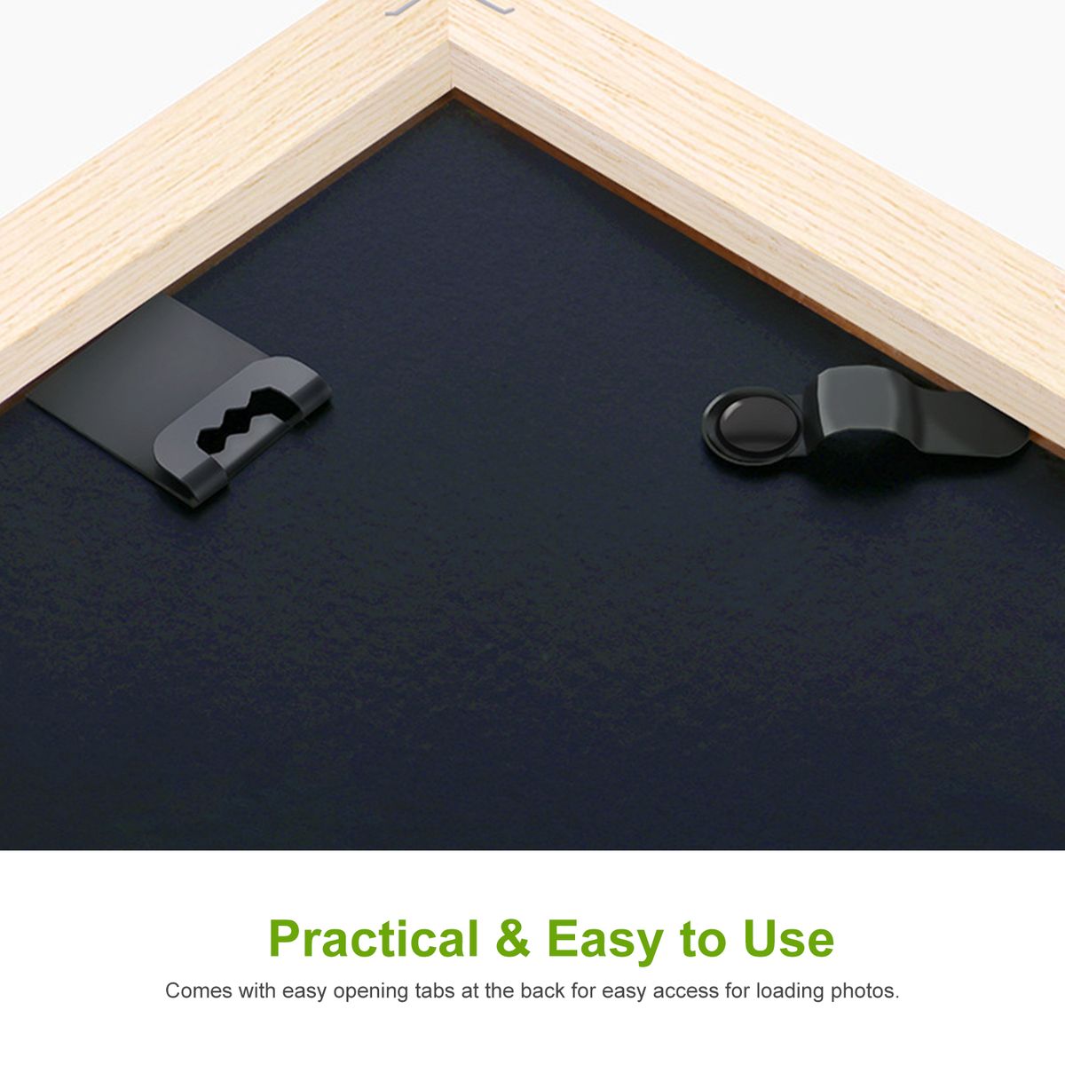 8 Inch Wooden Picture Frame Natural Eco Wood Photo Frame