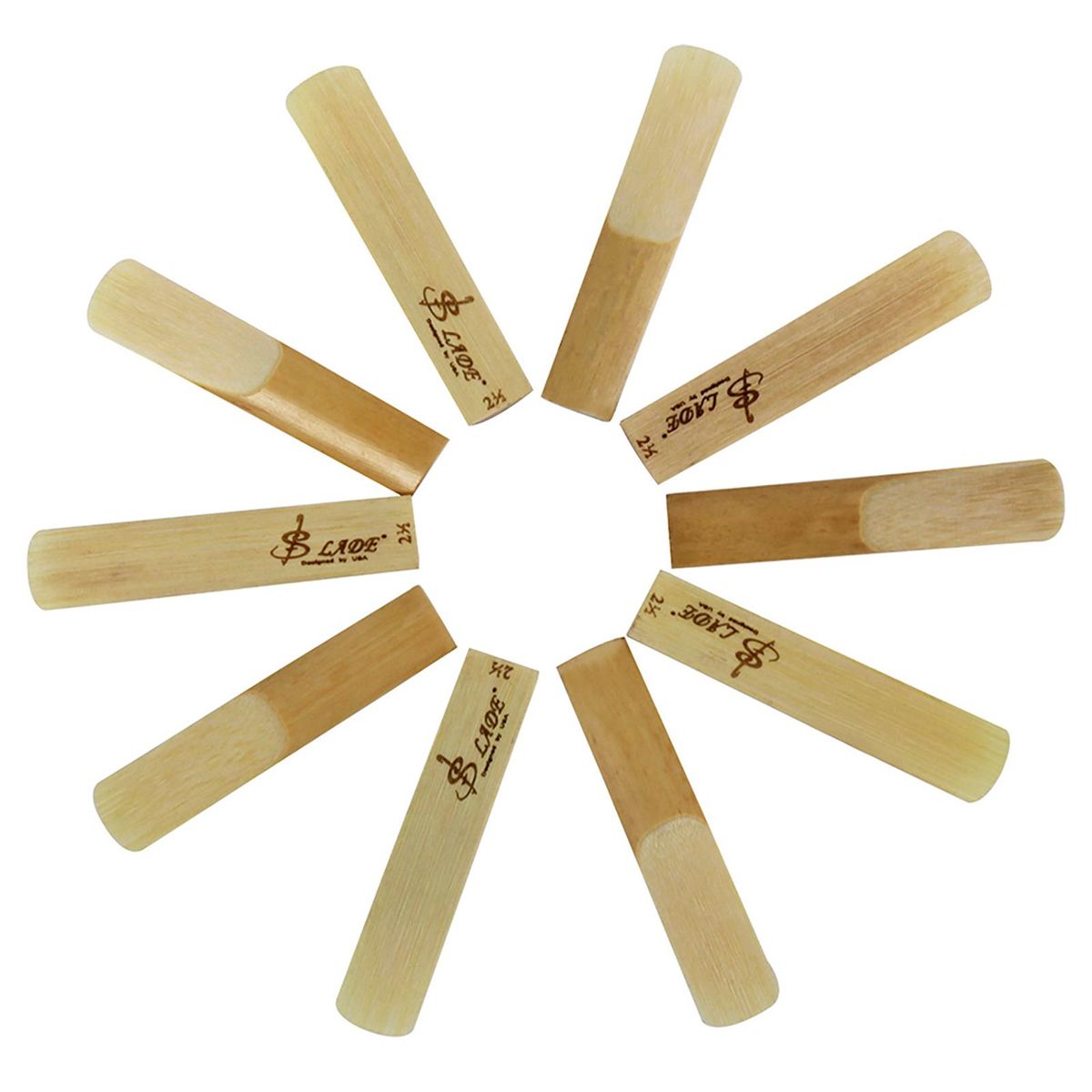 SLADE Bb Tenor Saxophone Sax Reeds Strength 2.5, 10pcs/ Box