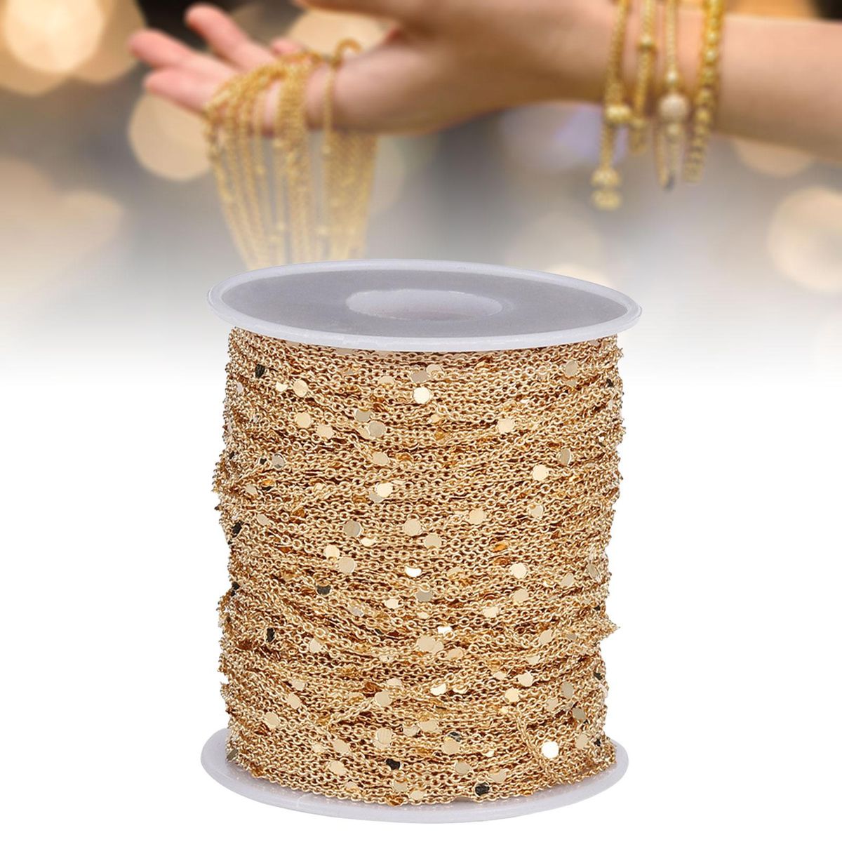 Chains For Necklace Bracelet 2M Keychain Chains Aureate