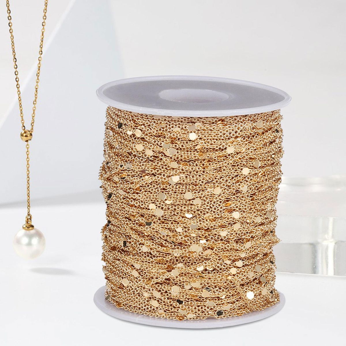 Chains For Necklace Bracelet 2M Keychain Chains Aureate