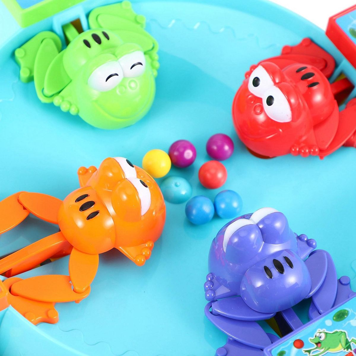 Parent-Child Interaction Toys Feeding Frog Swallow Beads Table Game Hungry Frog Child Educational Toys Gift For Kids