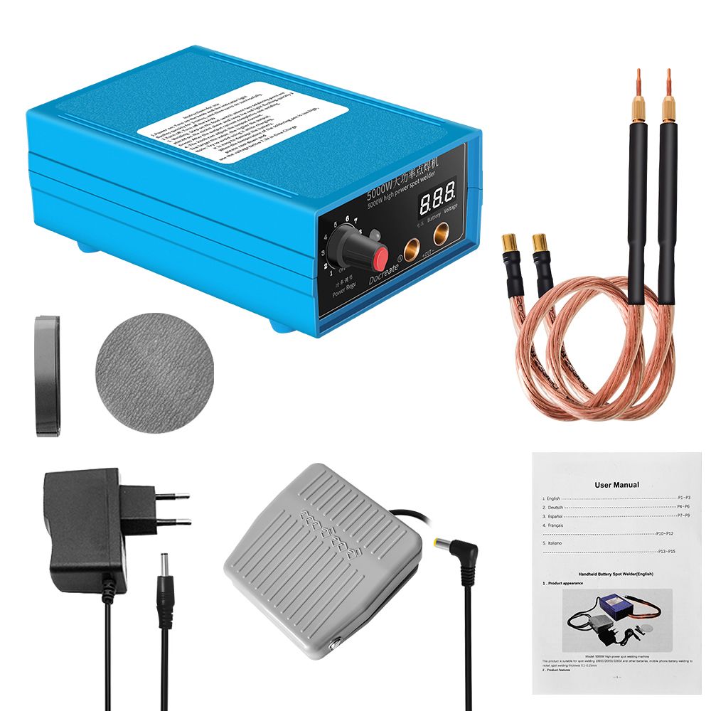 5000W Handheld Portable Home Welding Machine Battery Nickel