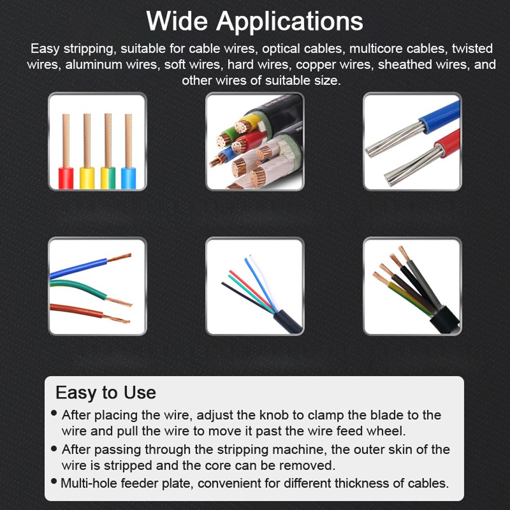 Portable Household Wire Stripper Manual Wire Stripping Tool