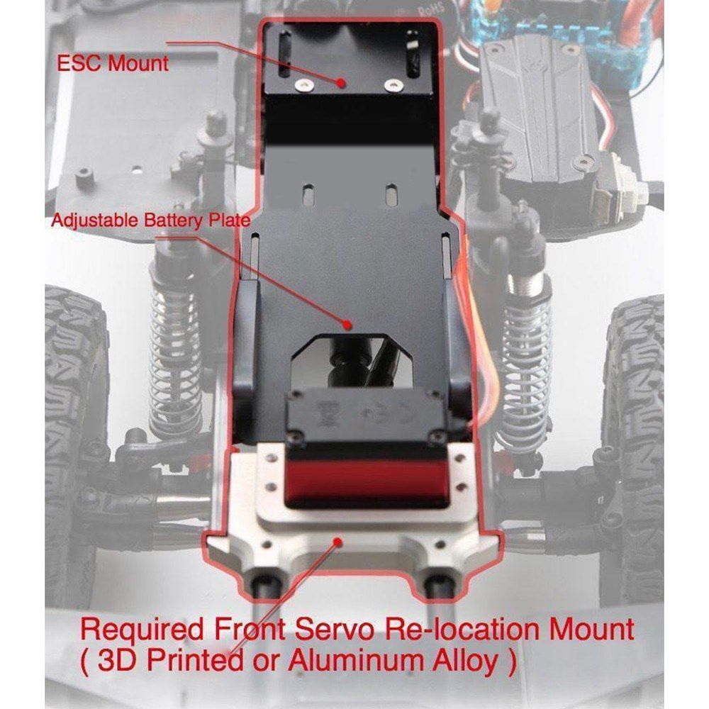 90046 Battery Bracket ESC Mount Low Center Gravity Battery