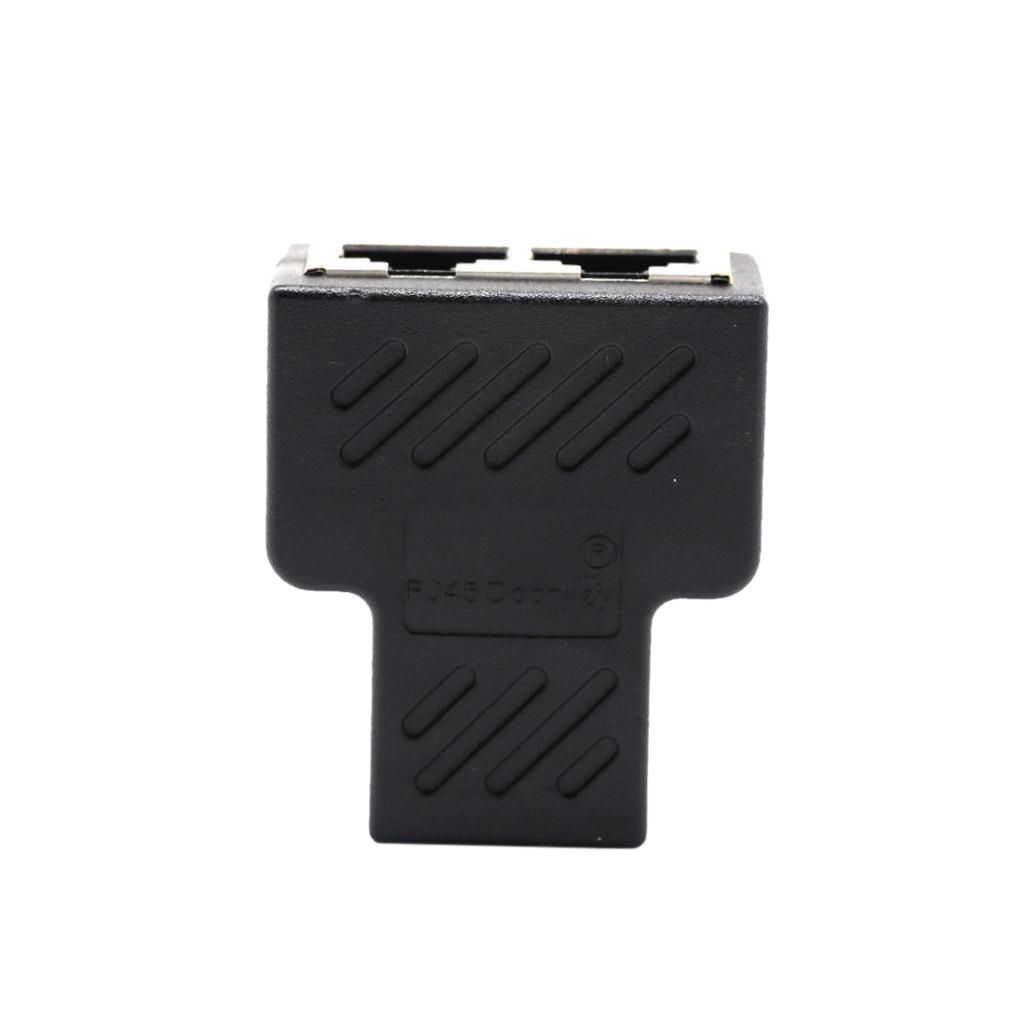 2pcs 1 To 2   Network Cable  Splitter  Adapter