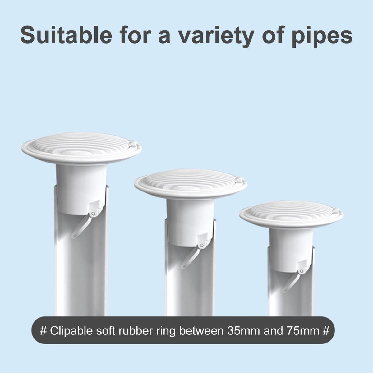 Floor Drain Core Shower Floor Drain Backflow Preventer Valve Sewer Core White