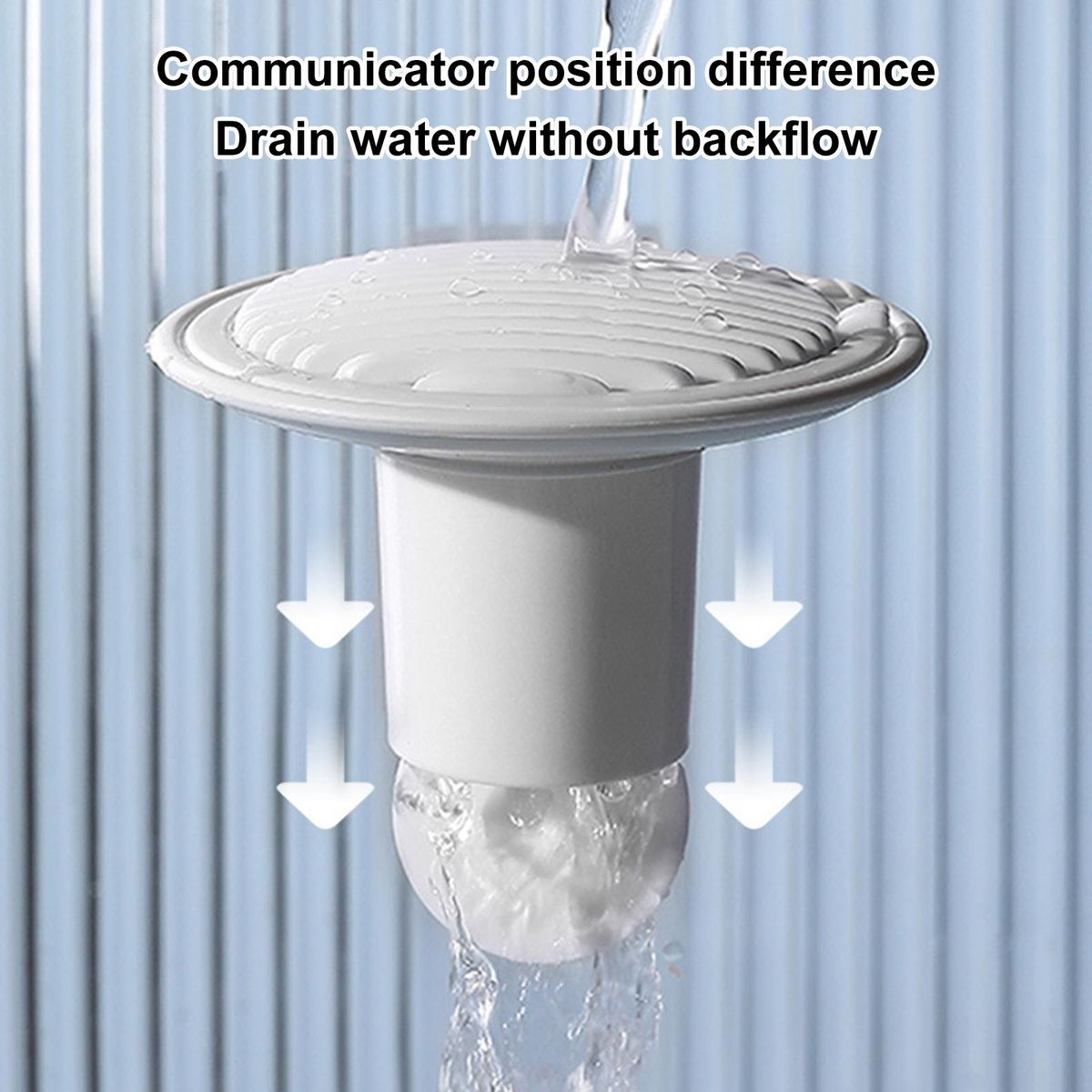 Floor Drain Core Shower Floor Drain Backflow Preventer Valve Sewer Core White