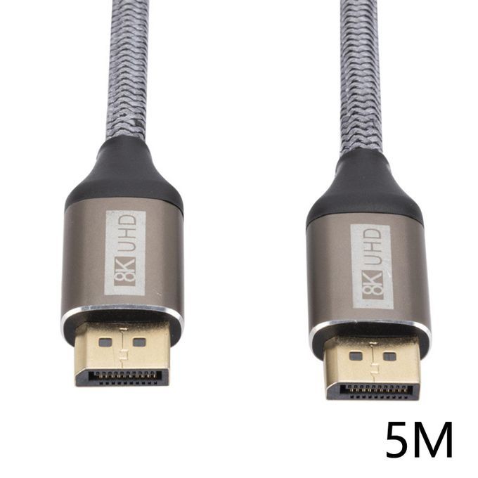 8K DisplayPort Cable 1.4 DP To DP Cable 8K@60Hz 4K@144Hz 2K@165Hz 5m