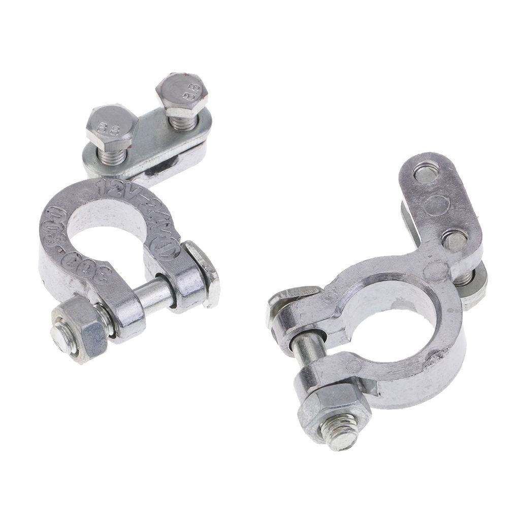 Car Replacement Battery Terminal Clamp Clips Connectors Positive &