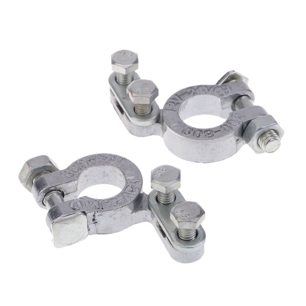 Car Replacement Battery Terminal Clamp Clips Connectors Positive &