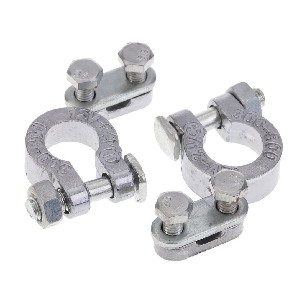 Car Replacement Battery Terminal Clamp Clips Connectors Positive &