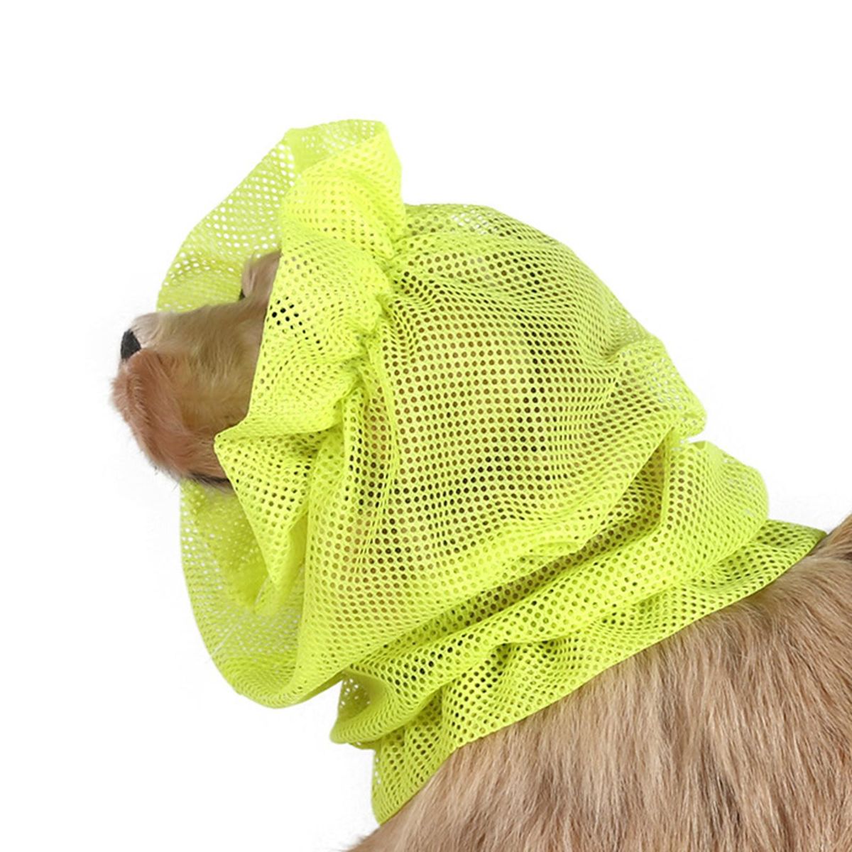 Dog Ear Muff Pet Ear Cover Winter Windproof Hat Yellow