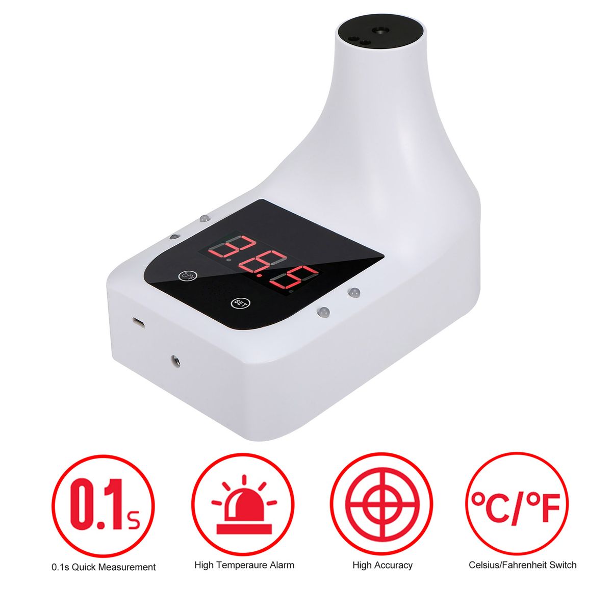 Touchless Infrared Thermometer °C/°F High Temperature