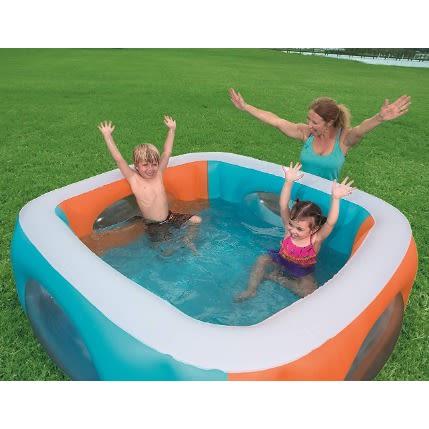 Window Inflatable Play Pool With Electric Pump- 51132