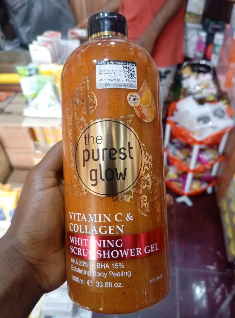 Vitamin C & Collagen Whitening Scrub Shower Gel