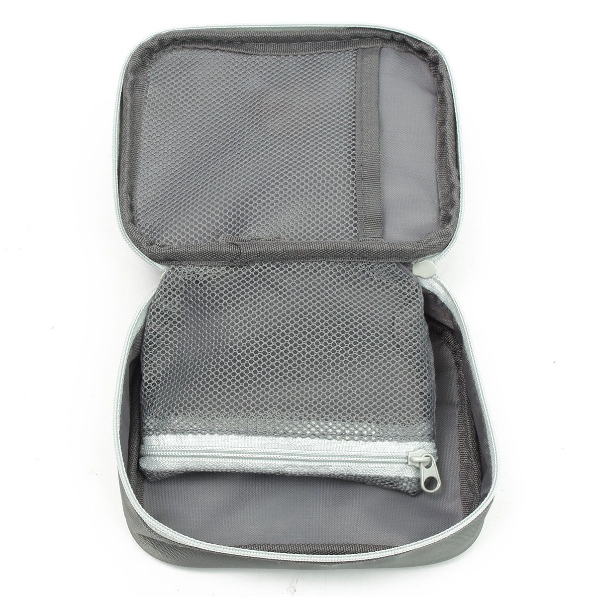 Outdoor Medicine Bag First Aid Emergency Kit Survival Wrap Gear Hunt Travel Bag Gray